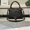 Imitation Chloe Marcie original Cowhide Tote Bag 166320 black HV00360VO34