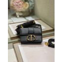 Imitation DIOR 30 MONTAIGNE BAG Calfskin mini M9204U black HV03714EY79