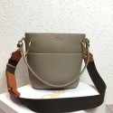 Imitation Fashion Chloe Roy Mini Smooth Leather Bucket Bag S126 grey HV02818kd19