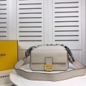 Imitation Fendi BAGUETTE leather bag F2466 beige HV00024Za30