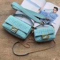 Imitation FENDI BAGUETTE Mini Shoulder Bag 8BS017 light blue HV04007uq94