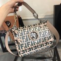 Imitation Fendi KAN I LOGO Handbag medium 8BT284 green HV09469Za30