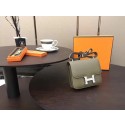 Imitation Hermes Constance Original Leatehr mini Shoulder Bag 8006 Grey HV08989SU34