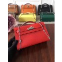 Imitation Hermes Mini Kelly Tote Bag Epsom Leather 1707 red HV10535VO34