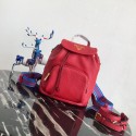 Imitation High Quality Prada original Leather backpack 1BZ035 red HV00172Bo39