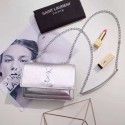 Imitation High Quality Yves Saint Laurent Original leather mini Shoulder Bag 452157 silver HV01477HH94