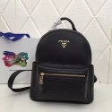 Imitation Prada Calf leather backpack 2819 black HV01808lH78