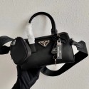 Imitation Prada Re-Edition 2005 top-handle bag 1PR846 black HV10743ye39