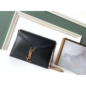 Imitation SAINT LAURENT Cassandra leather shoulder bag 532750 black HV03994Za30