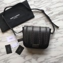 Imitation SAINT LAURENT leather shoulder bag Y550257 black HV04916Dl40