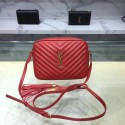 Imitation Saint Laurent Lou Medium Camera Bag 520534 red HV06799SU34