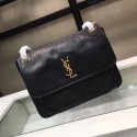 Imitation Saint Laurent Niki Large Monogram Shoulder Bag 2829 black HV07622Ug88