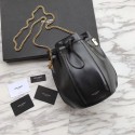 Imitation SAINT LAURENT Teddy leather bucket bag Y550168 black HV00162AI36