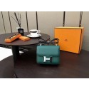 Imitation Top Hermes Constance Original Leatehr mini Shoulder Bag 8006 green HV10586tr16