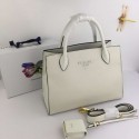 Imitation Top Prada Calfskin Leather Shoulder Bag 1BA155-1 cream HV01141tr16