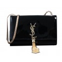 Imitation YSL Monogramme Cross-body Shoulder Bag Patent Leather Y311218 Black HV00709zn33