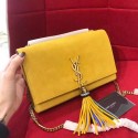 Imitation Yves Saint Laurent Small Monogramme Cross-body Shoulder Bag Y042 yellow HV03242Ug88