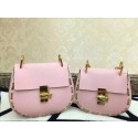 Knockoff 2015 Chloe Drew Shoulder Bags Original Leather 20828 Pink HV01320tU76