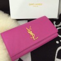 Knockoff AAAAA 2015 Yves Saint Laurent new model clutch 30210 rose HV08353Jc39