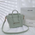 Knockoff AAAAA CELINE NANO LUGGAGE BAG IN LAMINATED LAMBSKIN 189244-19 HV10908Jc39