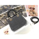 Knockoff Best LADY DIOR Pearl and Thread Embroidery cattle leather M0565OSCQ-1 HV02065sm35