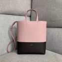 Knockoff Celine Original Leather CABAS Bag 189813 Pink&Black HV08062cS18