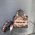 Knockoff DIOR MEDIUM LADY D-LITE BAG Multicolor Tie & Dior Embroidery M0565OJA HV06246fY84