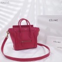 Knockoff High Quality CELINE NANO LUGGAGE BAG IN LAMINATED LAMBSKIN 189244-16 HV00170FA65