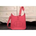 Knockoff High Quality Hermes evelyne hot style original leather H1188 dark pink HV06721Lg12