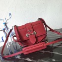 Knockoff Prada Cahier Leather Shoulder Bag 1BD095 red HV04779Bt18