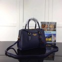 Knockoff Prada Calf leather Tote Bag 1BH093 dark blue HV00116iV87