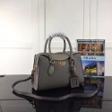 Knockoff Prada Calf leather Tote Bag 1BH093 grey HV02605NL80