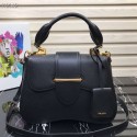 Knockoff Prada Embleme Saffiano leather bag 1BN005 black HV04795NL80