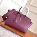 Knockoff SAINT LAURENT Monogram Cabas small leather tote 3807 Purple HV02423eF76