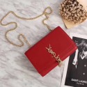 Knockoff YSL medium kate satchel grained leather 311227 red HV07665Ez66