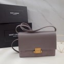 Knockoff Yves saint Laurent Classic Monogramme Flap Bag Calf leather 482044 grey HV10585Ez66