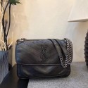 Knockoff Yves Saint Laurent Medium Niki Chain Bag 498894 Black HV00437JF45