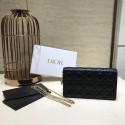 LADY DIOR CALFSKIN WALLET C9025A black HV02762dN21