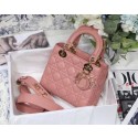 LADY DIOR MY ABCDIOR BAG Cannage Lambskin M0538O pink HV07550rf34