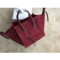 Luxury 2015 Celine winter best-selling model nubuck leather 9901-3 purplish red HV09850Px24