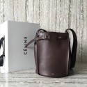 Luxury CELINE BIG BAG BUCKET IN SUPPLE GRAINED CALFSKIN 55428 Wine HV10828Lv15