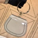 Luxury CHLOE Small Nile patent leather bracelet bag 3E1302 grey HV05863kp43