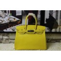 Luxury Hermes Birkin H35 new model lizards yellow gold(silver) HV06228kp43