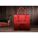 Luxury Replica 2015 Celine new model caviar with nubuck leather 3341 red HV05579vv50