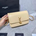 Luxury SOLFERINO MEDIUM SATCHEL IN BOX SAINT LAURENT LEATHER Y63435 Beige HV08783kp43