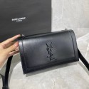 Luxury Yves Saint Laurent Calfskin Leather Shoulder Bag Y635627-1 black HV10945Px24