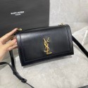 Luxury Yves Saint Laurent Calfskin Leather Shoulder Bag Y635627-2 black HV02798Lv15