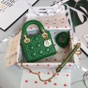 MINI LADY DIOR-TAS VAN LAMSLEER CAL44500 green HV08544yx89