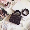 MINI LADY DIOR-TAS VAN SATIJN M0500PRTC BLACK HV11451xh67