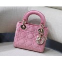 MINI LADY DIOR Velvet BAG M424 Pink HV00891Yr55